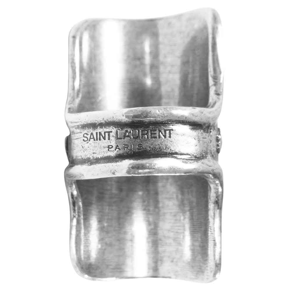 SAINT LAURENT サンローラン 506035Y21C48164 Silver Ring シルバー リング  シルバー系 12号程度【新古品】【未使用】【中古】