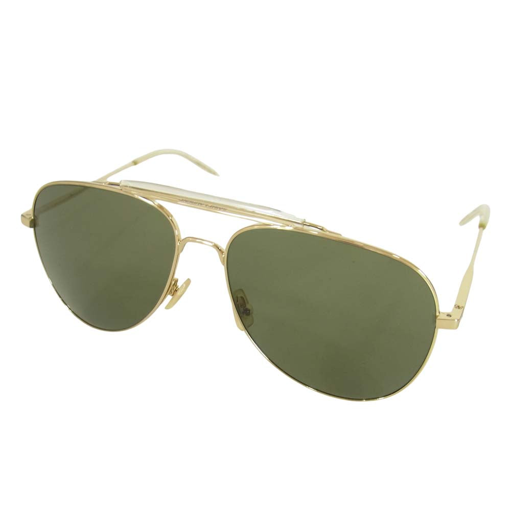 SAINT LAURENT サンローラン 419703Y99107005 クラシック スモーク サングラス ゴールド系 55□14 140【新古品】【未使用】【中古】