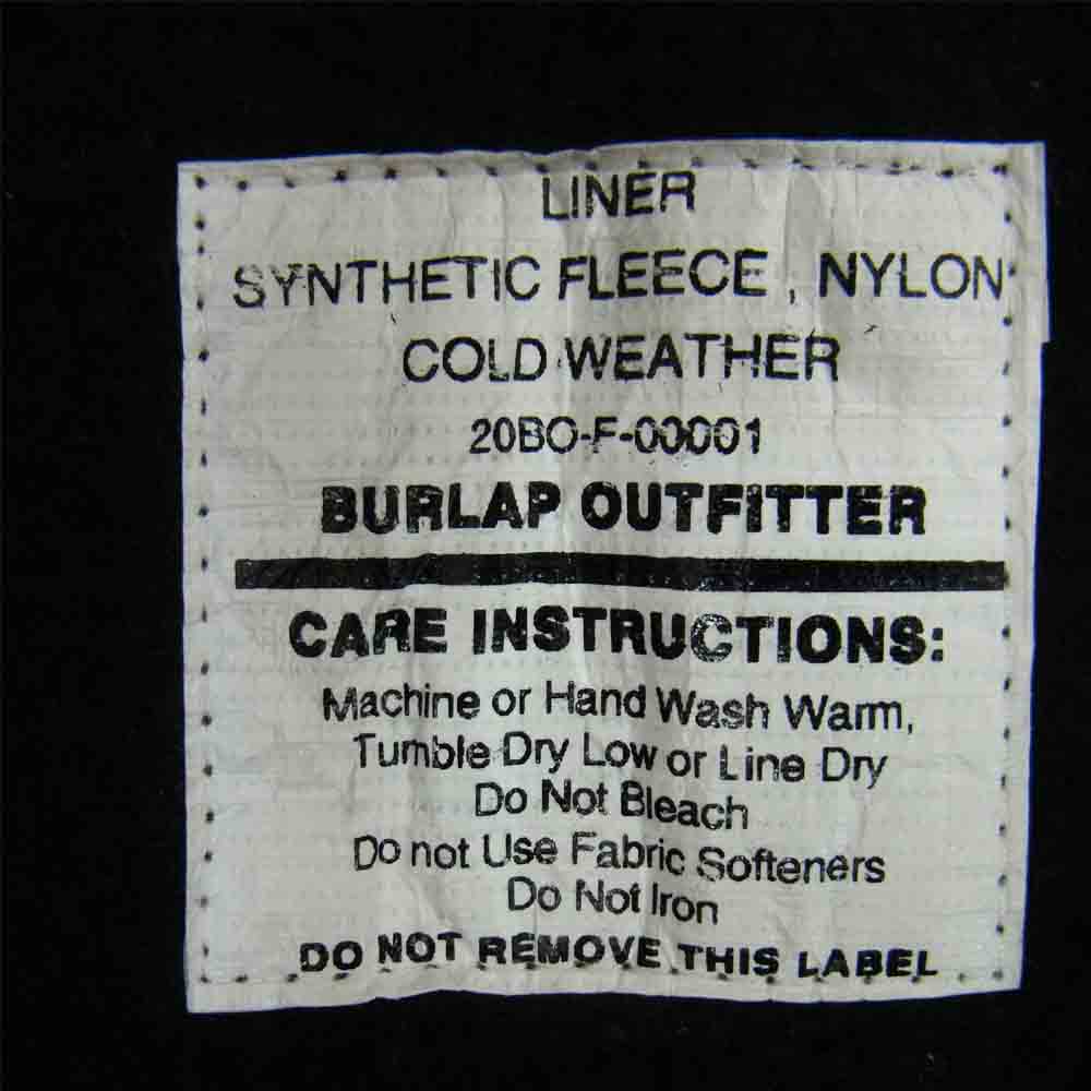 NATAL DESIGN ネイタルデザイン COLD WEATHER FLEECE JACKET ND コールドウェザー ブラック系 L【新古品】【未使用】【中古】