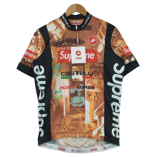 Supreme シュプリーム 20SS Castelli Subway Cycle Jersey カステリ サイクリング サイクル ジャージ オレンジ系 L【新古品】【未使用】【中古】