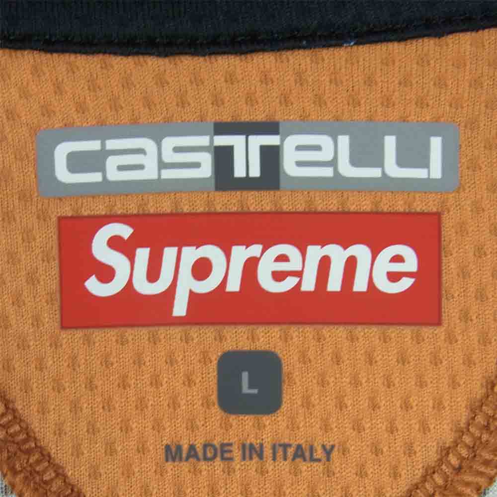 Supreme シュプリーム 20SS Castelli Subway Cycle Jersey カステリ サイクリング サイクル ジャージ オレンジ系 L【新古品】【未使用】【中古】