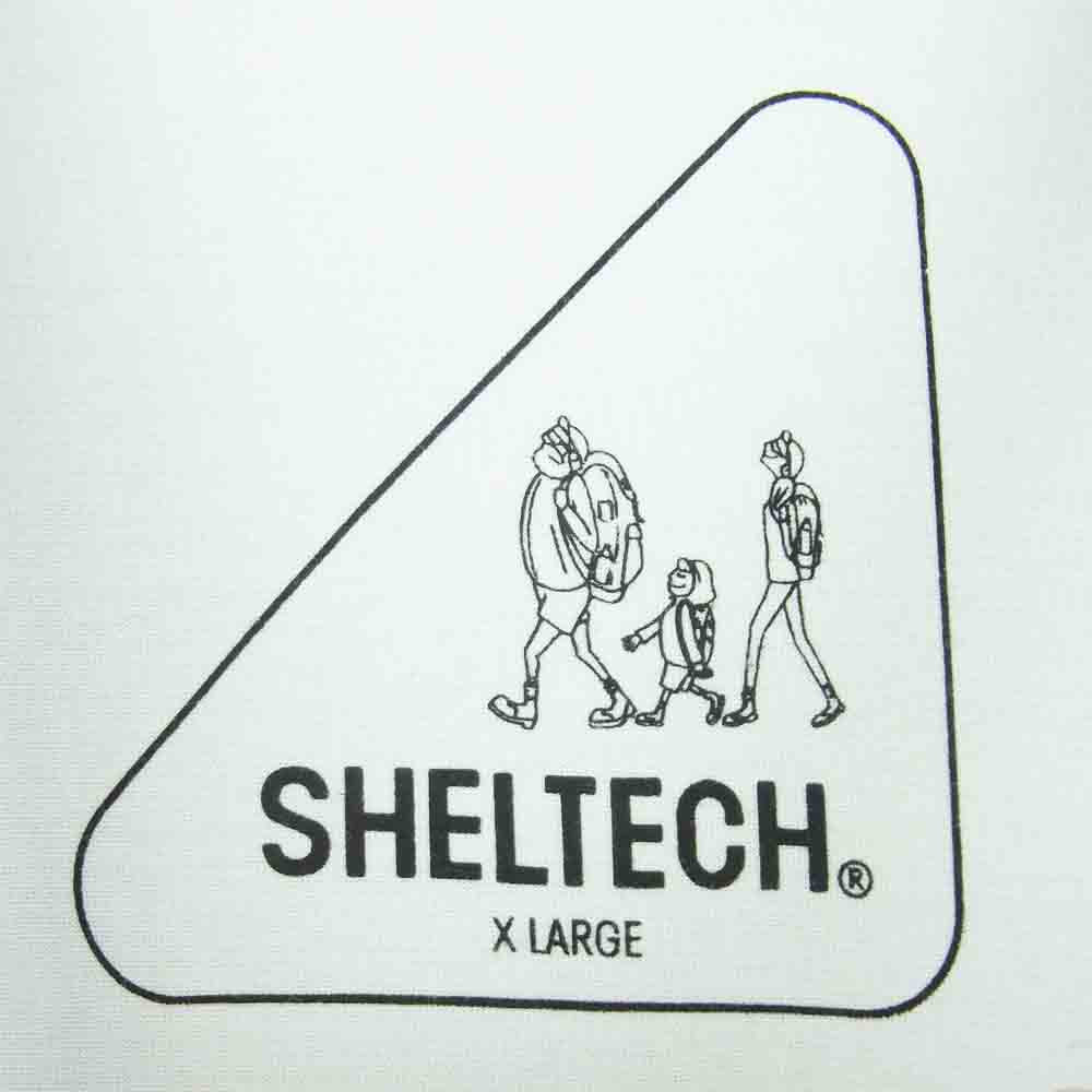 CALEE キャリー 21SHL-02 SHELTECH Drop shoulder t-shirt ドロップショルダー 半袖 Tシャツ ホワイト系 XL【中古】