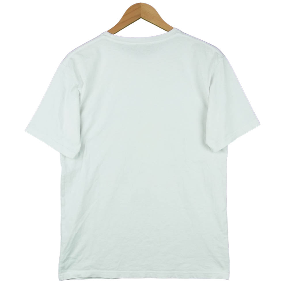 STUSSY ステューシー Logo Print T-Shirt ロゴ プリント 半袖 Tシャツ コットン ホワイト系 M【中古】