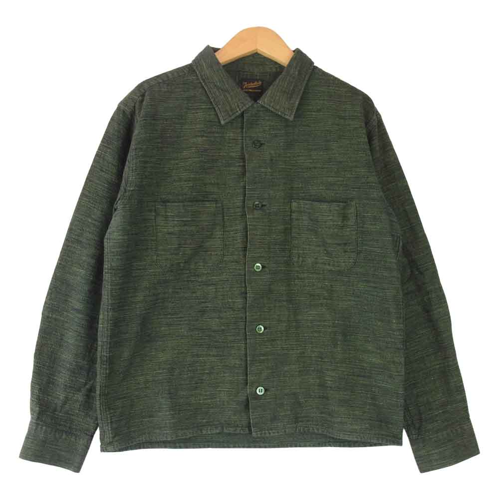 TENDERLOIN テンダーロイン T-MEXICAN SHT メキシカン オープンカラー カーキ系 XS【中古】