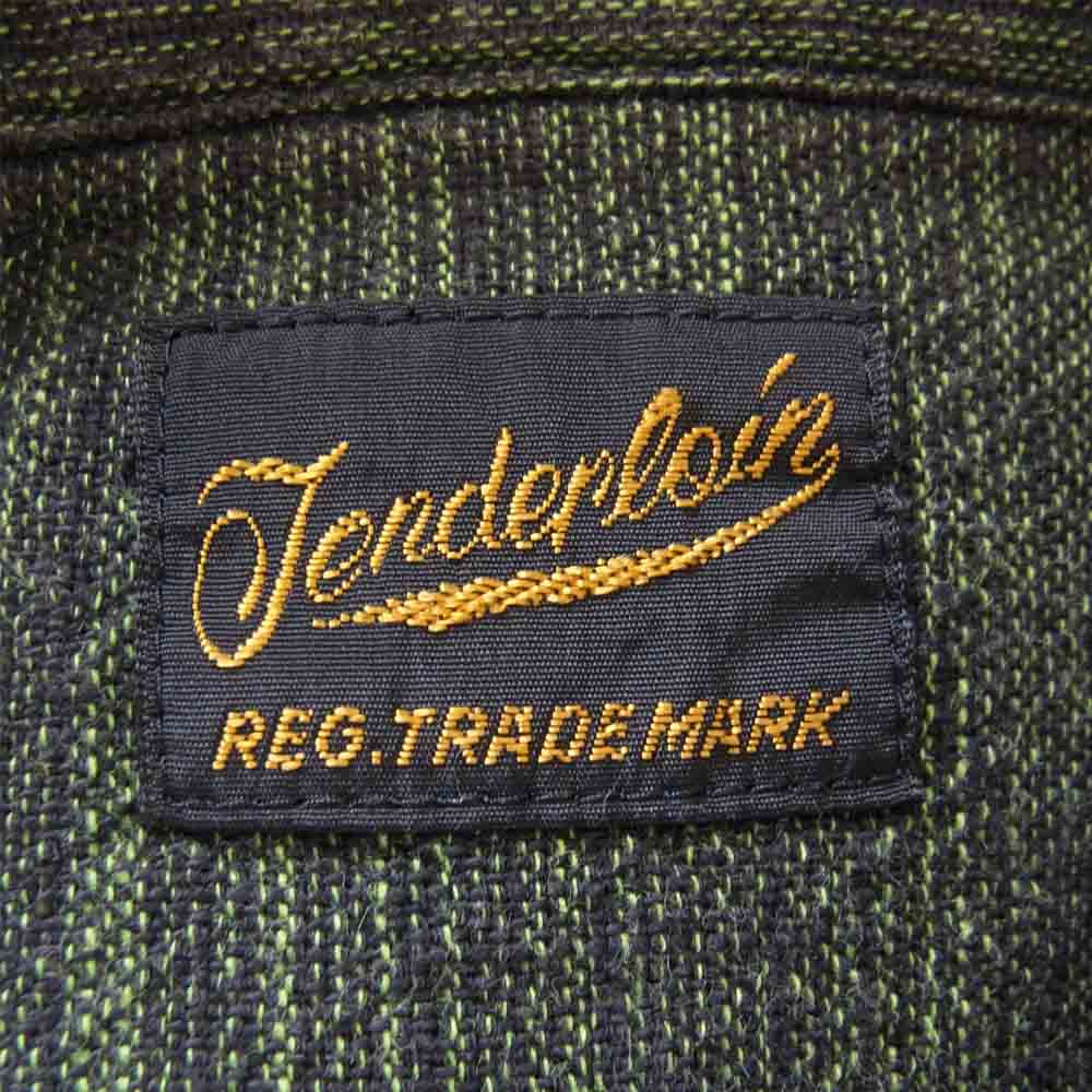 TENDERLOIN テンダーロイン T-MEXICAN SHT メキシカン オープンカラー カーキ系 XS【中古】