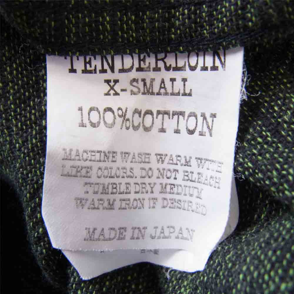 TENDERLOIN テンダーロイン T-MEXICAN SHT メキシカン オープンカラー カーキ系 XS【中古】