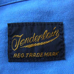TENDERLOIN テンダーロイン T-WORK SHT ヘリンボーン ワーク ブルー系 XS【中古】