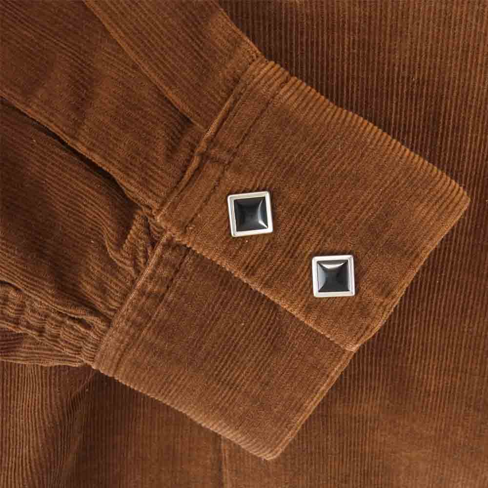 TENDERLOIN テンダーロイン T-CORDUROY SHT コーデュロイ ブラウン系 XS【中古】