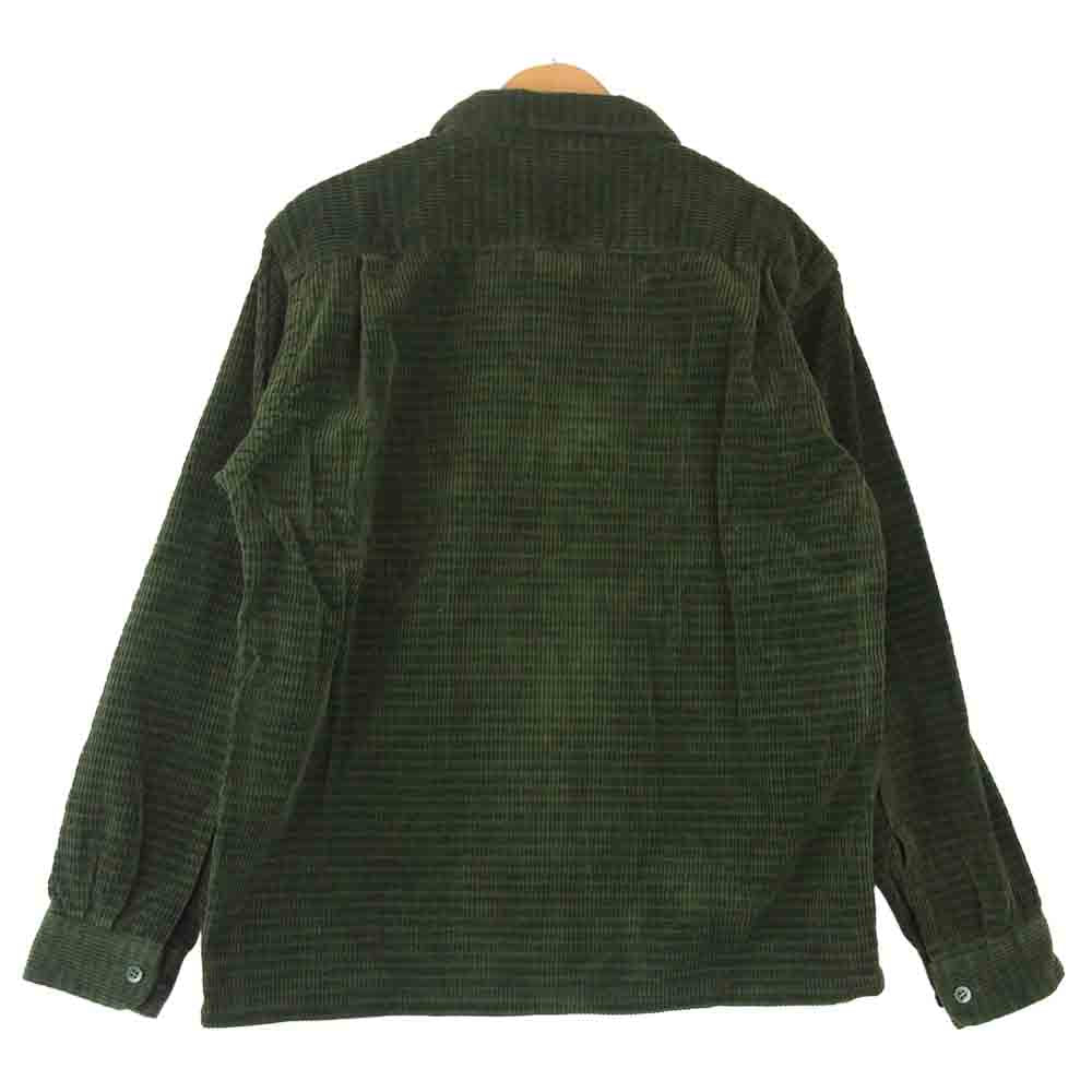 TENDERLOIN テンダーロイン T-CORDUROY SHT コーデュロイ オープンカラー カーキ系 S【中古】