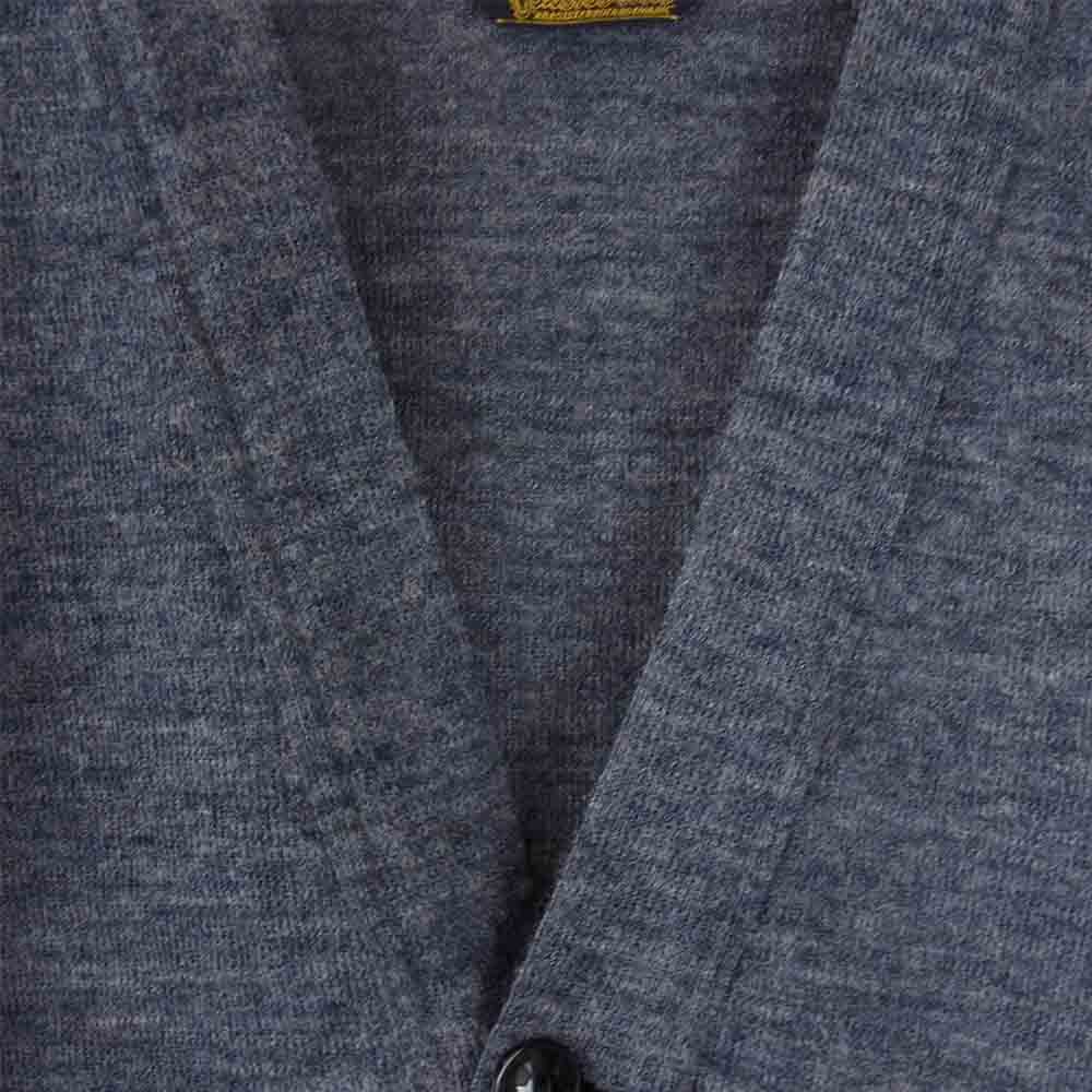 TENDERLOIN テンダーロイン T-RANK KNIT CARDIGAN ウール ニット ネイビー系 S【中古】