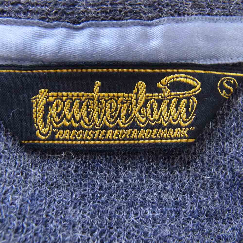 TENDERLOIN テンダーロイン T-RANK KNIT CARDIGAN ウール ニット ネイビー系 S【中古】