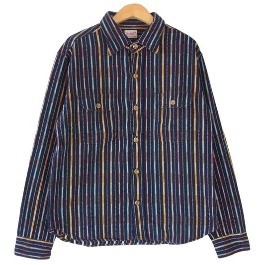 TENDERLOIN テンダーロイン T-GTM SHT グアテマラ ガテマラ ネイビー系 XS【中古】