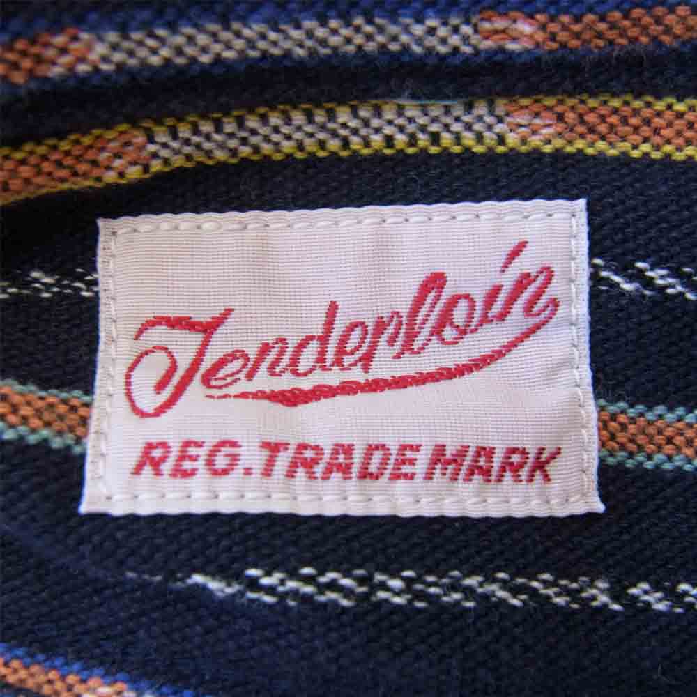 TENDERLOIN テンダーロイン T-GTM SHT グアテマラ ガテマラ ネイビー系 XS【中古】