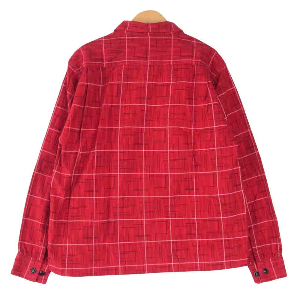 TENDERLOIN テンダーロイン T-PRINT FLANNEL SHT プリント フランネル オープンカラー レッド系 S【中古】