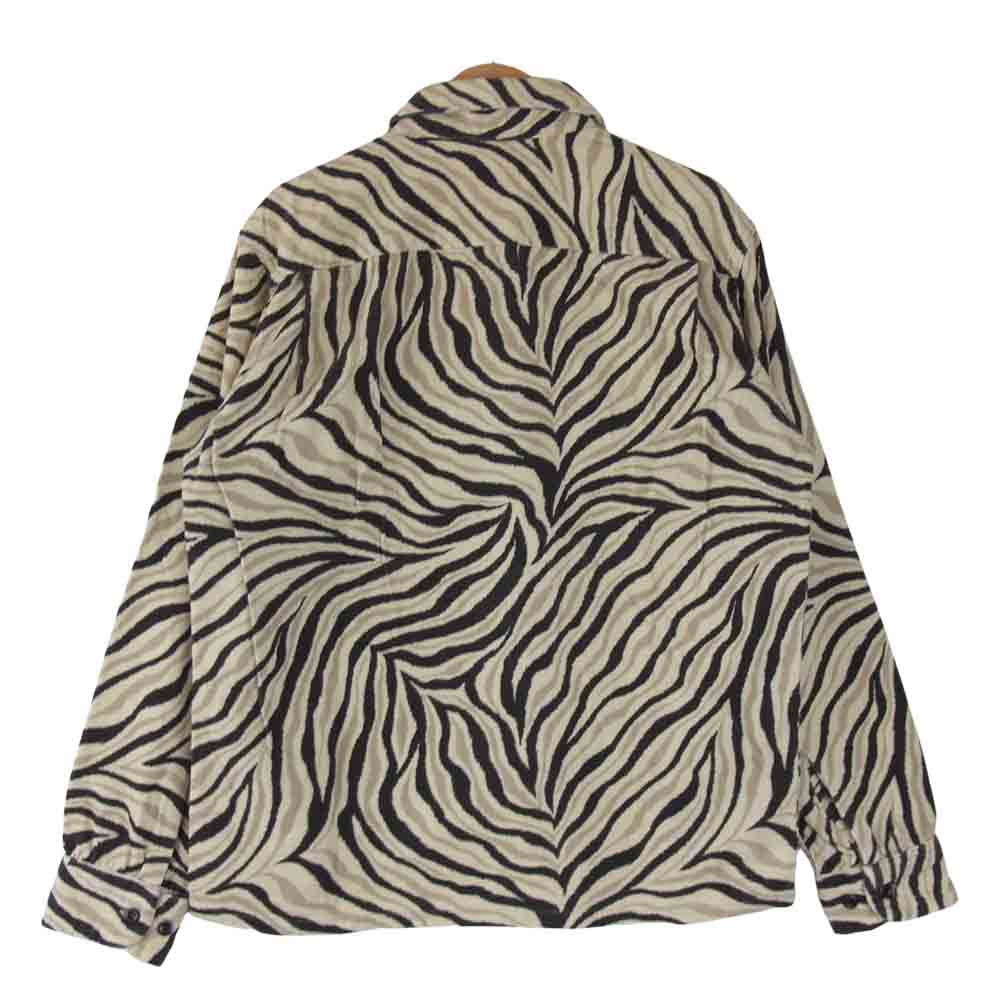 TENDERLOIN テンダーロイン T-CORDUROY SHT A コーデュロイ ゼブラ柄 オープンカラー マルチカラー系 S【中古】