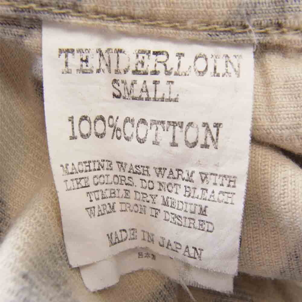TENDERLOIN テンダーロイン T-CORDUROY SHT A コーデュロイ ゼブラ柄 オープンカラー マルチカラー系 S【中古】