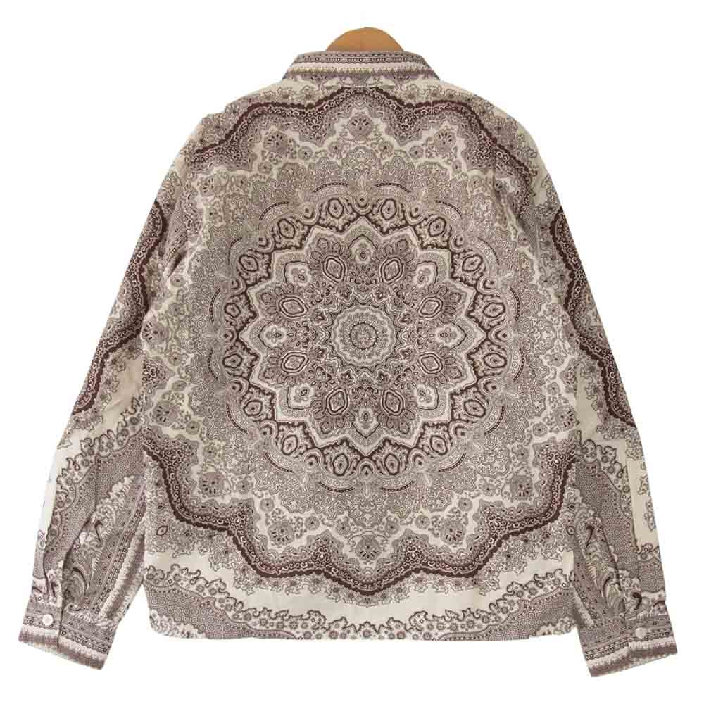 TENDERLOIN テンダーロイン T-PAISLEY SHT L/S ホワイト系×ブラウン系 XS【中古】