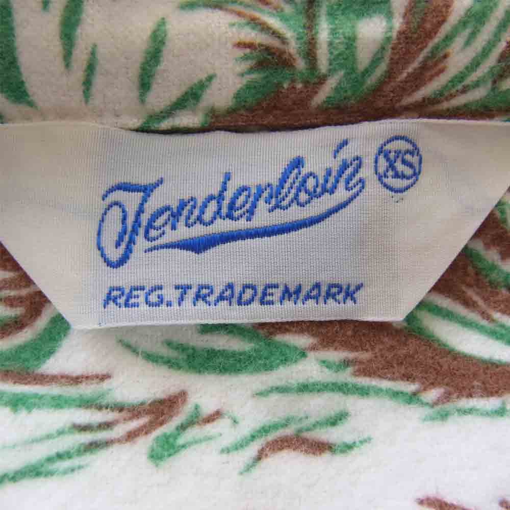TENDERLOIN テンダーロイン T-PRINT FLANNEL SHT WOLF プリント フランネル シャツ ウルフ マルチカラー系 XS【中古】