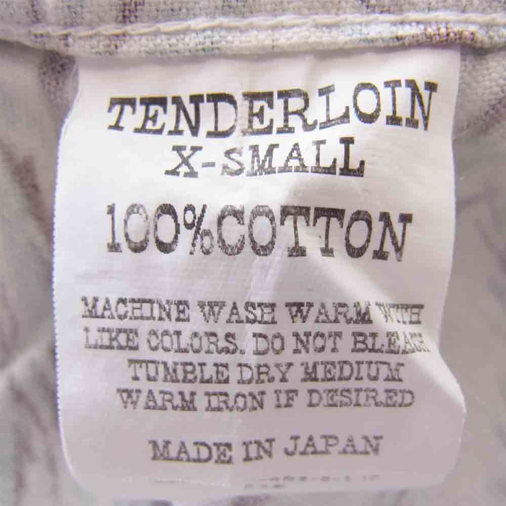 TENDERLOIN テンダーロイン T-PRINT FLANNEL SHT WOLF プリント フランネル シャツ ウルフ マルチカラー系 XS【中古】