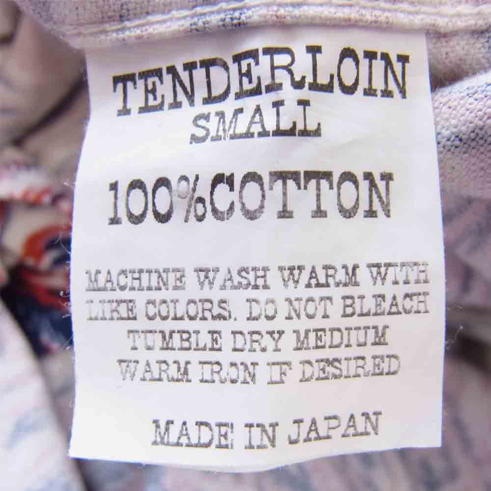 TENDERLOIN テンダーロイン T-PRINT FLANNEL SHT WOLF プリント フランネル シャツ ウルフ マルチカラー系 S【中古】
