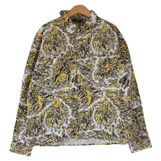 TENDERLOIN テンダーロイン T-PRINT FLANNEL SHT WOLF プリント フランネル シャツ ウルフ マルチカラー系 S【中古】