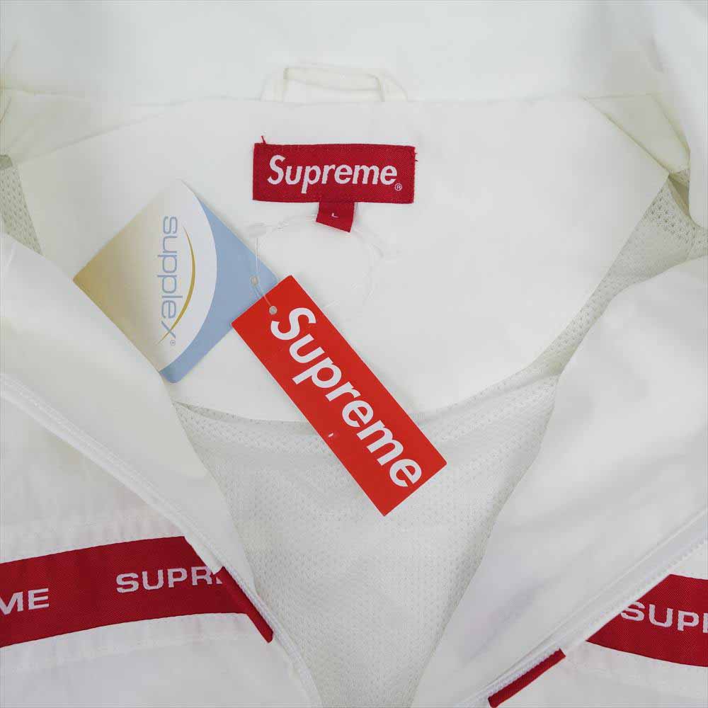 Supreme シュプリーム 21SS Cross Paneled Track Jacket クロス パネル トラック ジャケット ホワイト系 L【新古品】【未使用】【中古】