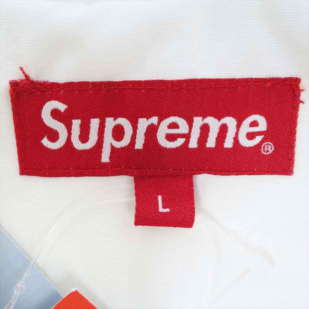 Supreme シュプリーム 21SS Cross Paneled Track Jacket クロス パネル トラック ジャケット ホワイト系 L【新古品】【未使用】【中古】