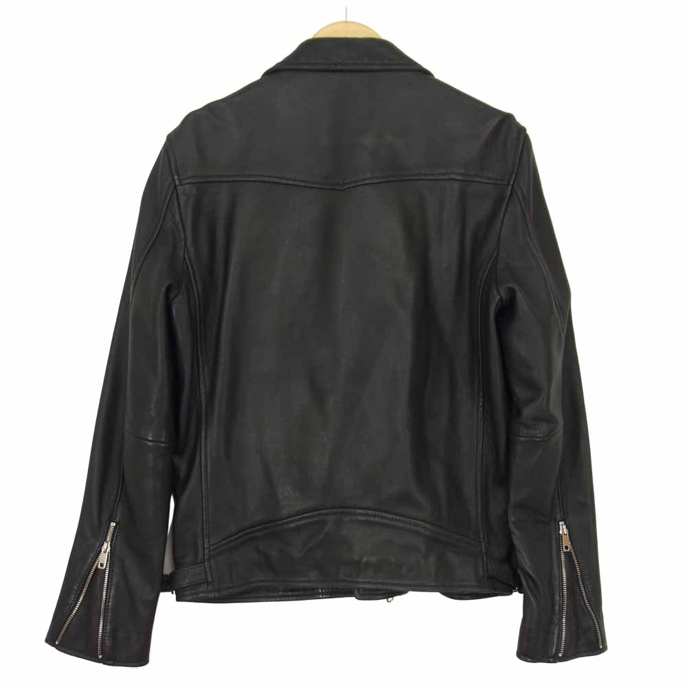 ユナイテッドトーキョー ラム レザー ダブル ライダース ジャケット ブラック系 1【中古】