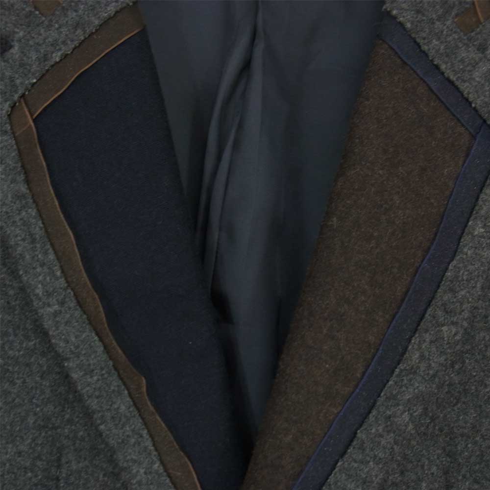kolor カラー 17AW 17WCM-J05109 ファー付 切替 テーラード ジャケット グレー系 5【美品】【中古】