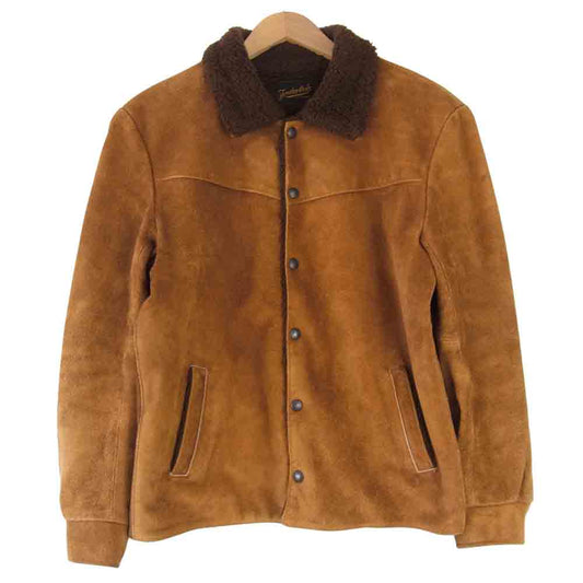 TENDERLOIN テンダーロイン T-SADDLE SUEDE JKT サドル スエード レザー ジャケット ブラウン系 XS【中古】