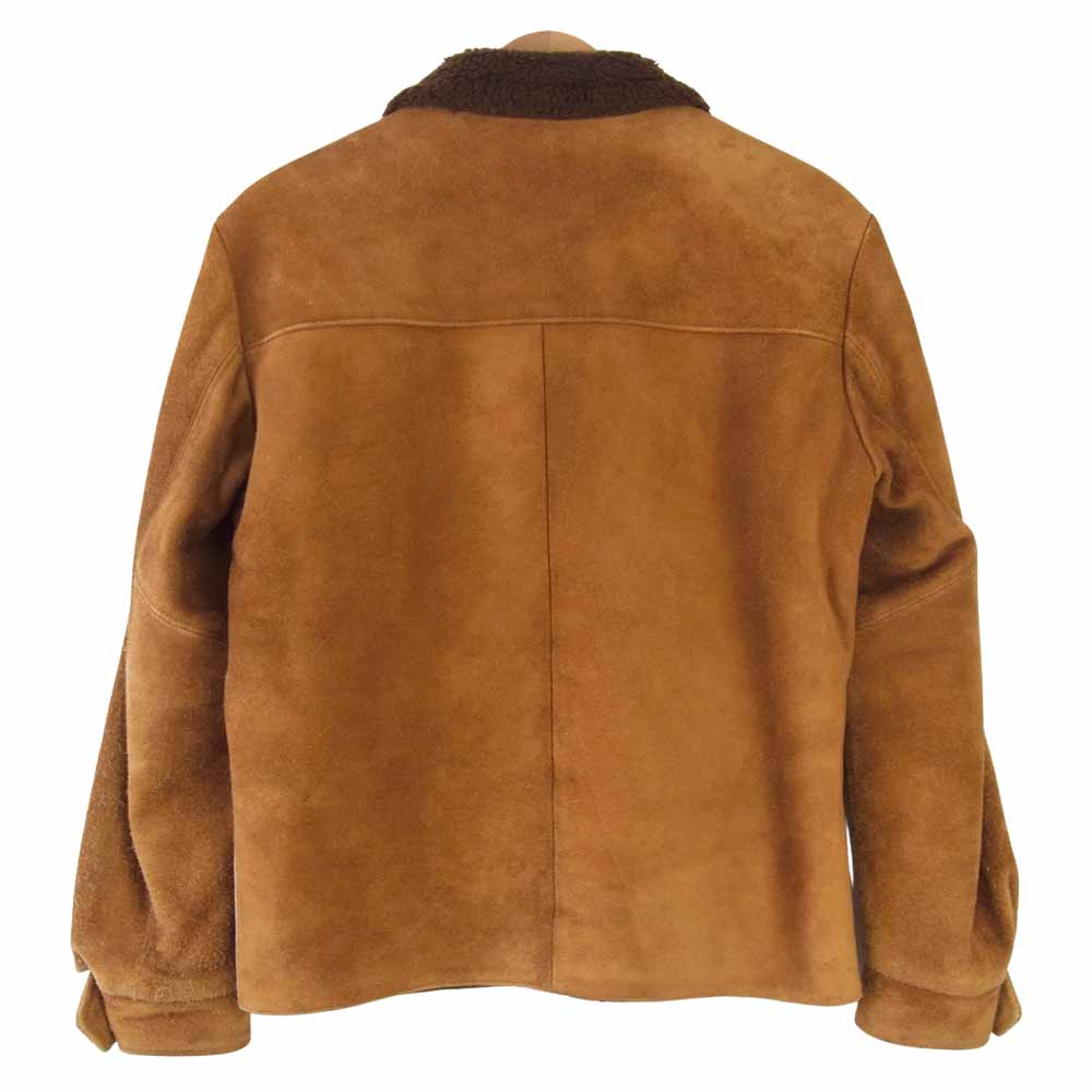 TENDERLOIN テンダーロイン T-SADDLE SUEDE JKT サドル スエード レザー ジャケット ブラウン系 XS【中古】