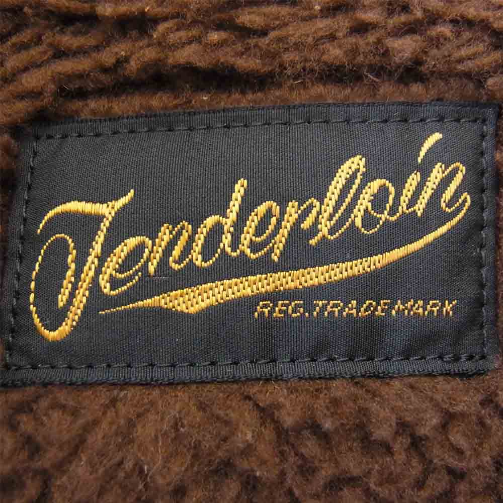 TENDERLOIN テンダーロイン T-SADDLE SUEDE JKT サドル スエード レザー ジャケット ブラウン系 XS【中古】