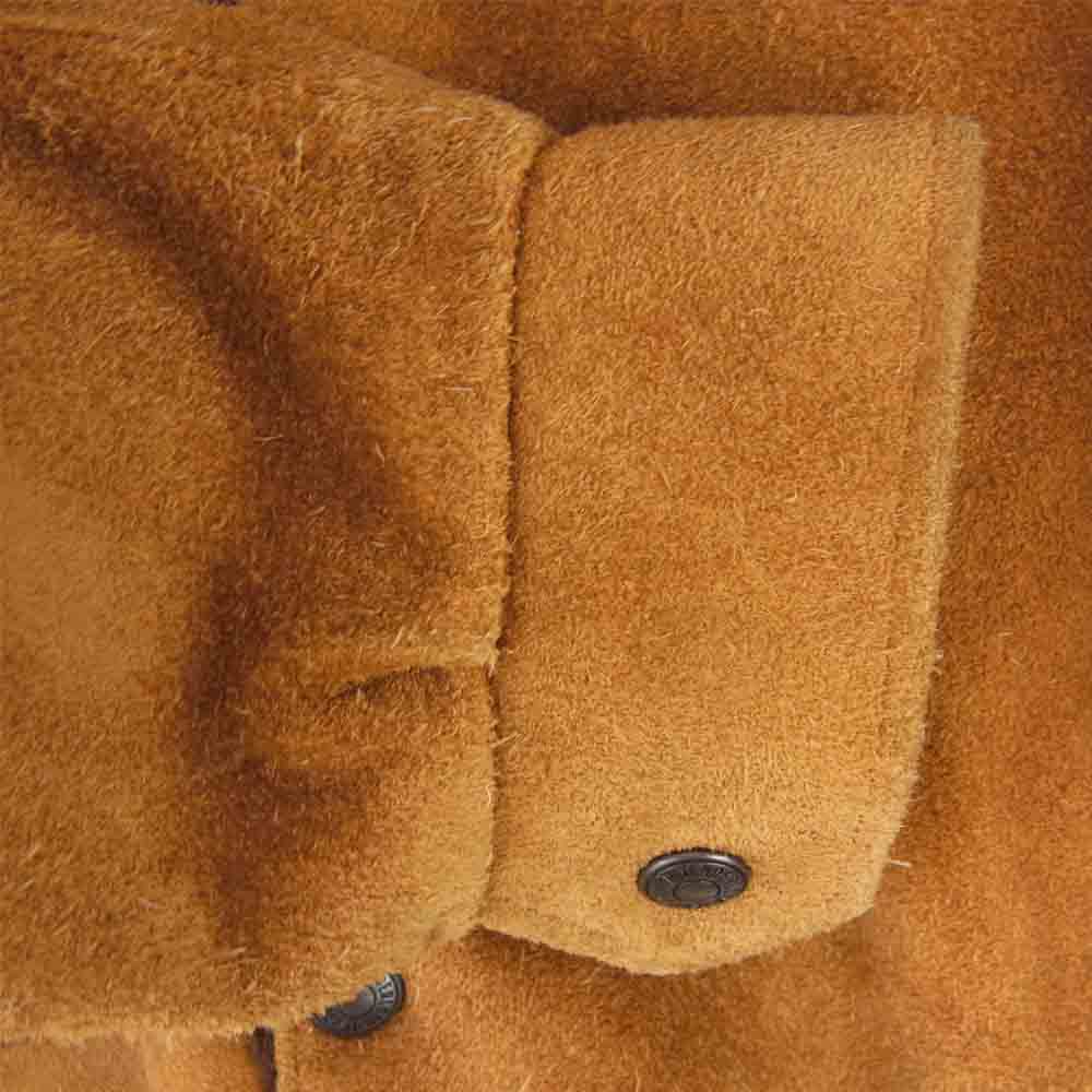 TENDERLOIN テンダーロイン T-SADDLE SUEDE JKT サドル スエード レザー ジャケット ブラウン系 XS【中古】