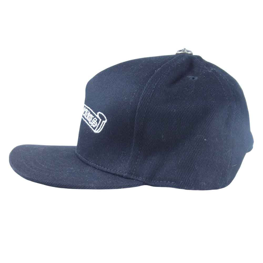 CHROME HEARTS クロムハーツ（原本無） 国内正規品 CH ロゴ コットン キャップ 帽子 ブラック系 53-60【中古】