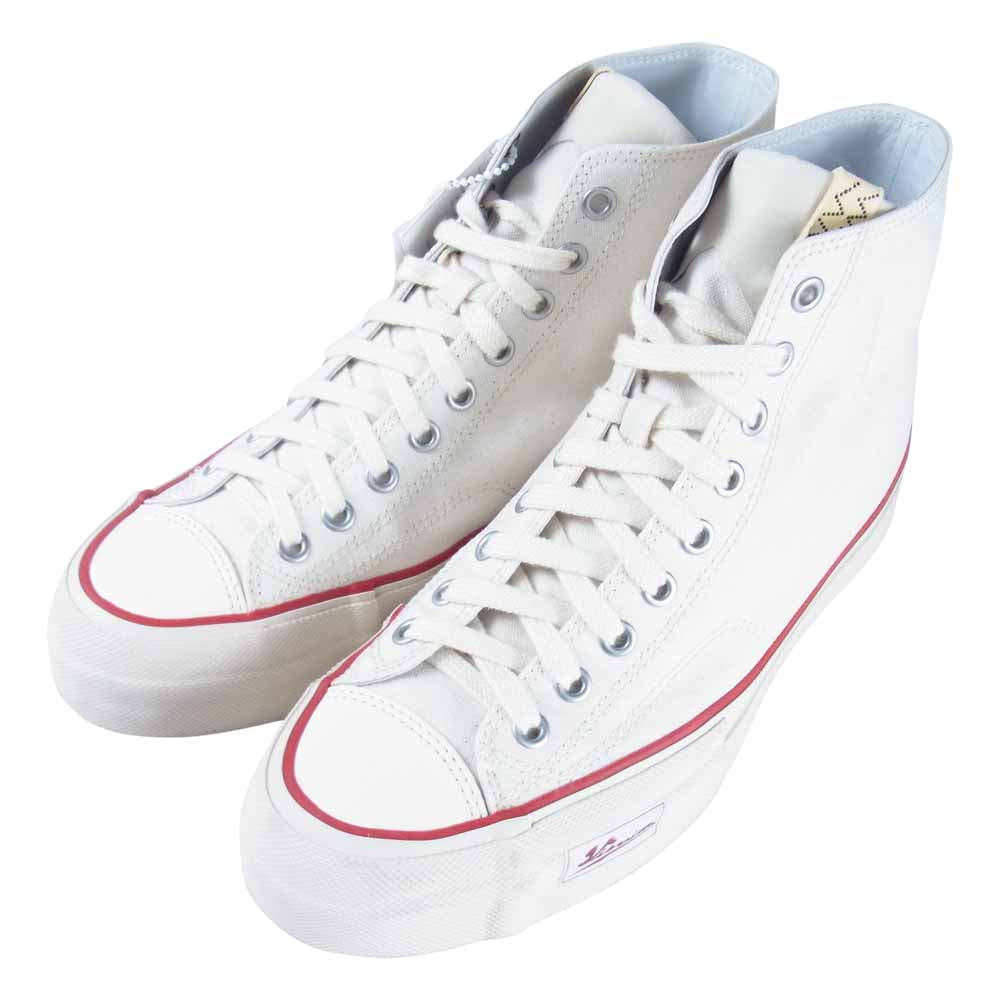 VISVIM ビズビム 19SS 0121301001002 SKAGWAY HI PATTEN ハイカット スニーカー アイボリー系 US9【美品】【中古】