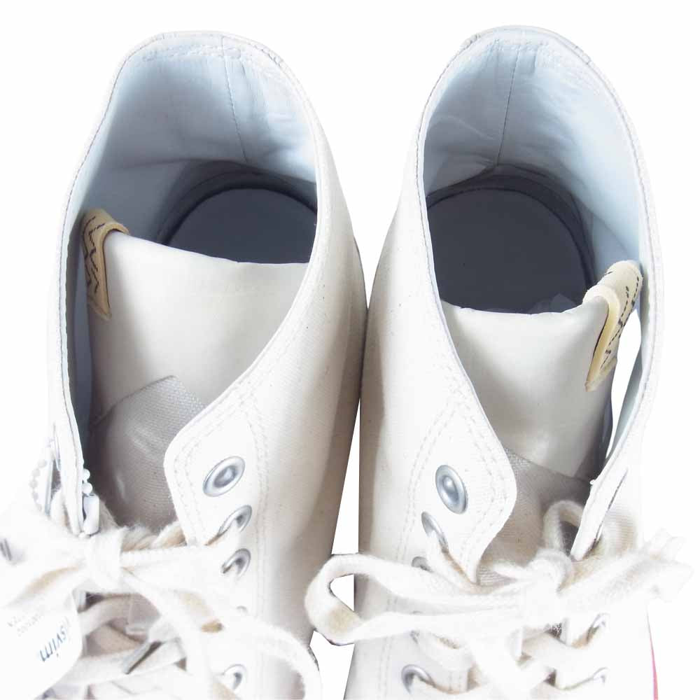 VISVIM ビズビム 19SS 0121301001002 SKAGWAY HI PATTEN ハイカット スニーカー アイボリー系 US9【美品】【中古】