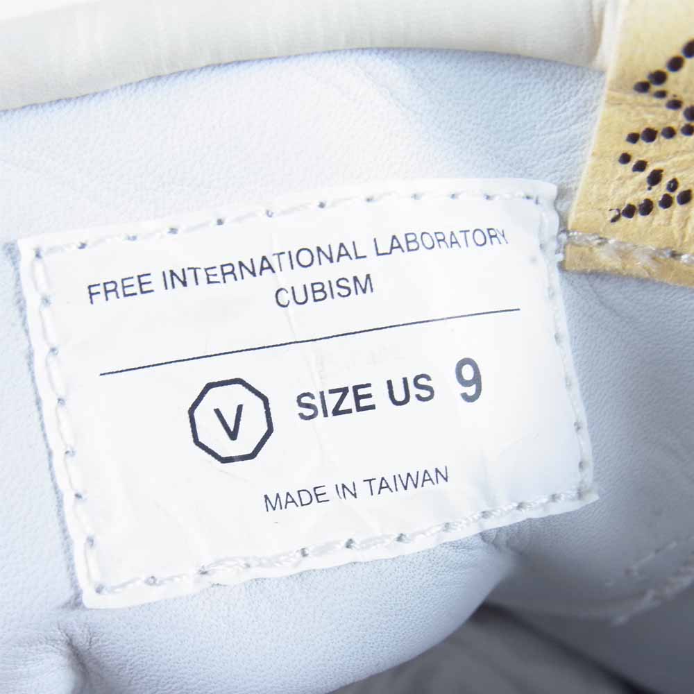 VISVIM ビズビム 19SS 0121301001002 SKAGWAY HI PATTEN ハイカット スニーカー アイボリー系 US9【美品】【中古】