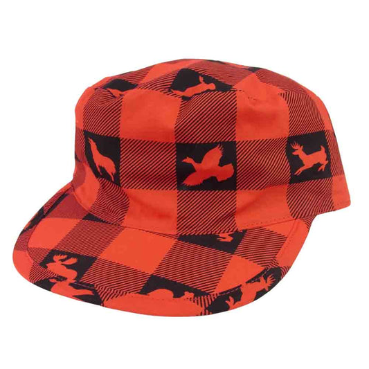 TENDERLOIN テンダーロイン T-PAINTER CAP W ペインターキャップ ウィンチェスター チェック ワークキャップ ブラック系×レッド系 M【中古】