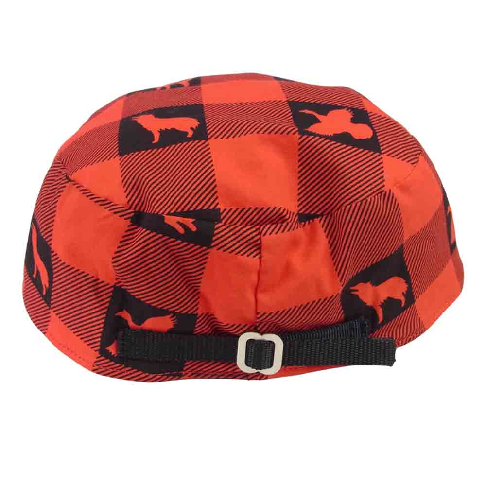 TENDERLOIN テンダーロイン T-PAINTER CAP W ペインターキャップ ウィンチェスター チェック ワークキャップ ブラック系×レッド系 M【中古】