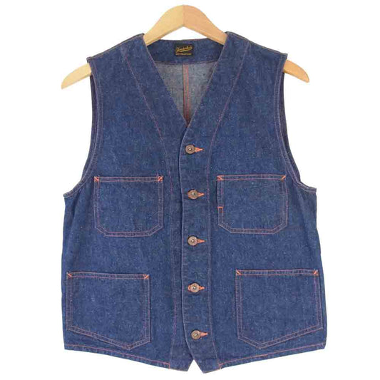 TENDERLOIN テンダーロイン T-ENGINEER VEST エンジニア デニム ワーク インディゴブルー系 S【中古】