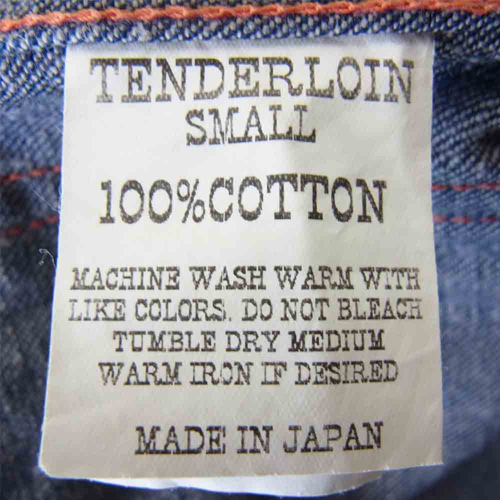 TENDERLOIN テンダーロイン T-ENGINEER VEST エンジニア デニム ワーク インディゴブルー系 S【中古】