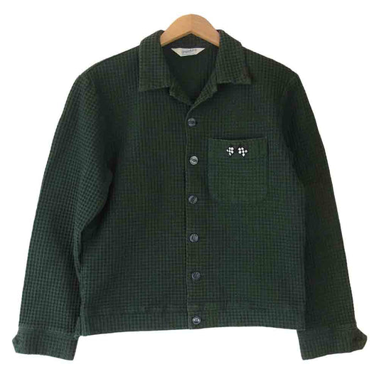 TENDERLOIN テンダーロイン T-WAFFLE JKT ワッフル シャツ カーキ系 S【中古】