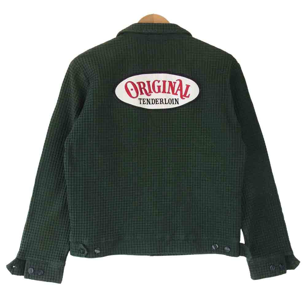 TENDERLOIN テンダーロイン T-WAFFLE JKT ワッフル シャツ カーキ系 S【中古】