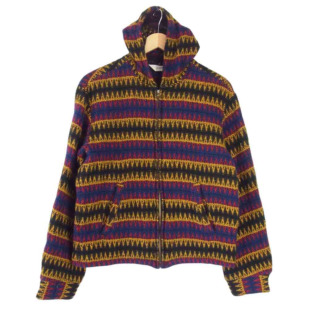 TENDERLOIN テンダーロイン T-INDIAN PARKA ZIP インディアン フルジップ ニット パーカ マルチカラー系 XS【中古】