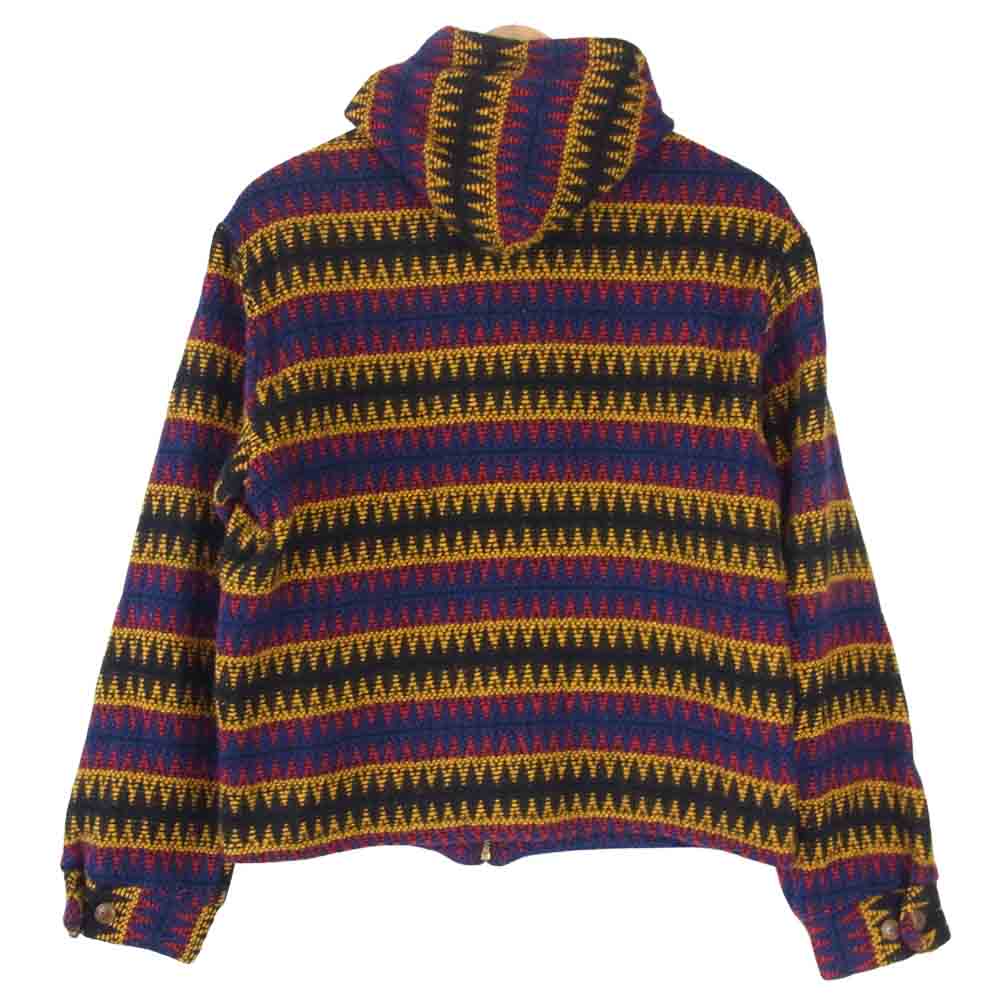 TENDERLOIN テンダーロイン T-INDIAN PARKA ZIP インディアン フルジップ ニット パーカ マルチカラー系 XS【中古】
