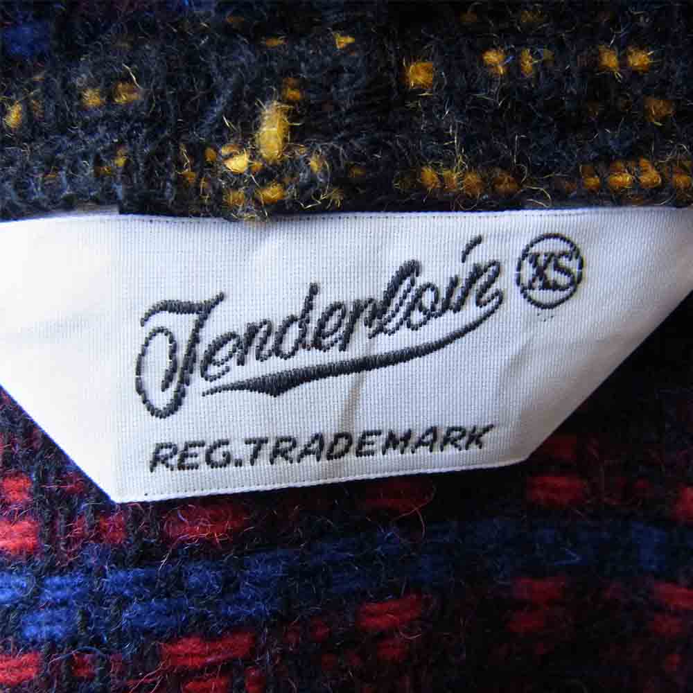 TENDERLOIN テンダーロイン T-INDIAN PARKA ZIP インディアン フルジップ ニット パーカ マルチカラー系 XS【中古】