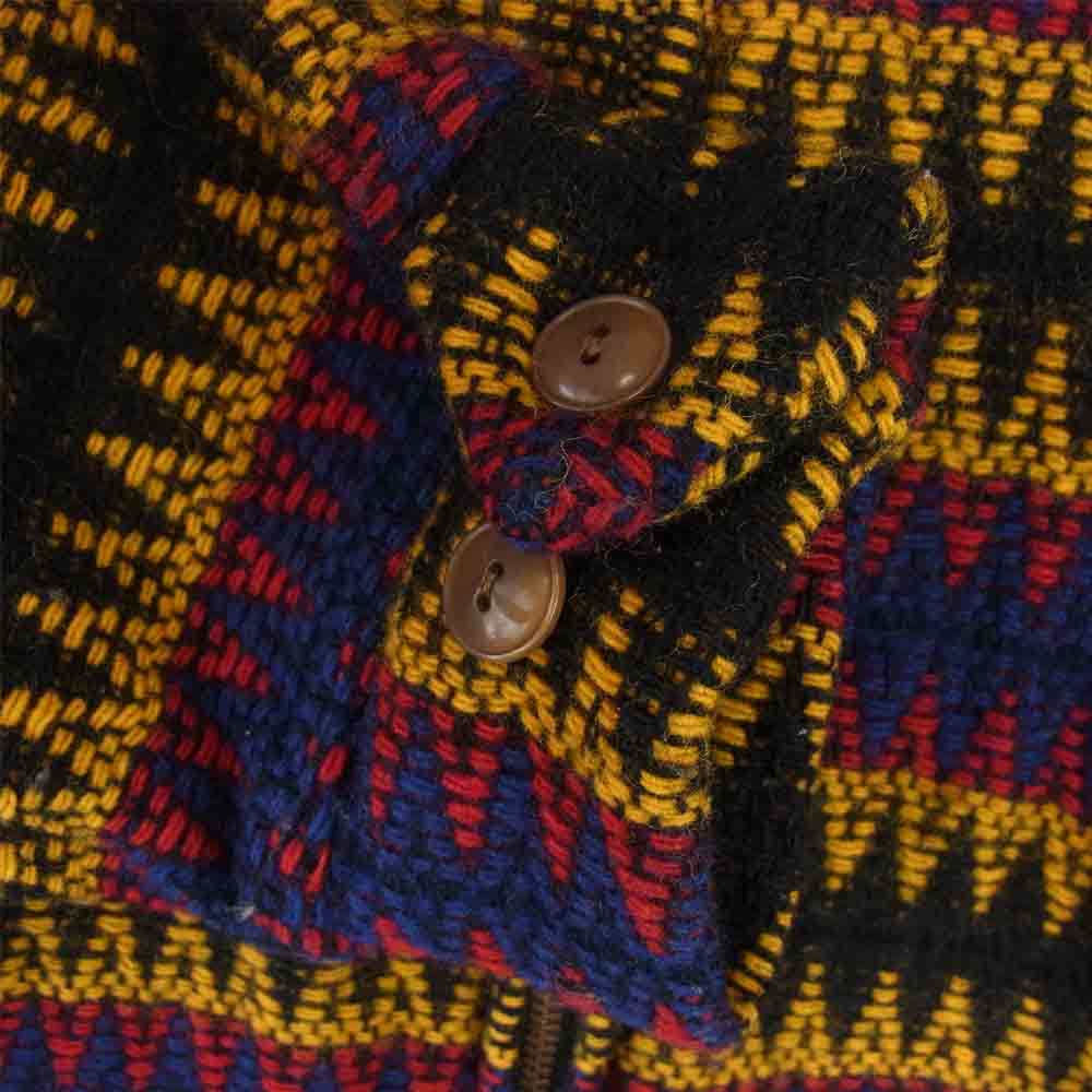 TENDERLOIN テンダーロイン T-INDIAN PARKA ZIP インディアン フルジップ ニット パーカ マルチカラー系 XS【中古】