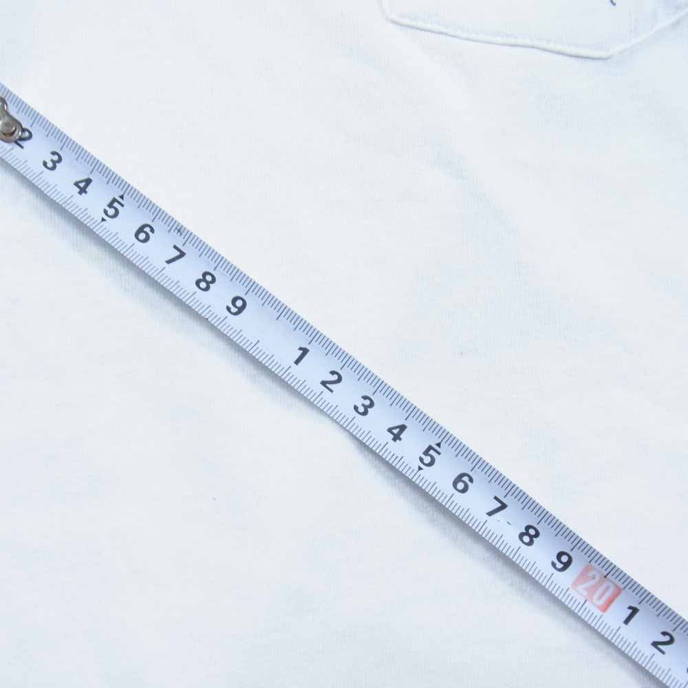 CHROME HEARTS クロムハーツ（原本無） スクロールラベル 胸ポケット ロゴ ダガー プリント Tシャツ ホワイト系 S【中古】