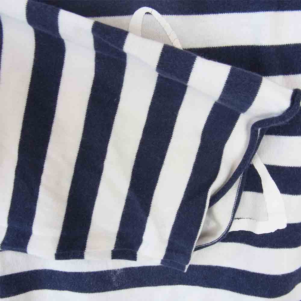 COMME des GARCONS コムデギャルソン ボーダー L/S 長袖 Tシャツ ネイビー系×ホワイト系 S【中古】