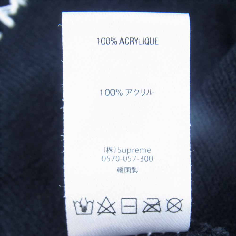 Supreme シュプリーム Daniel Johnston Beanie ダニエル ジョンストン ビーニーニット帽 ブラック系【中古】